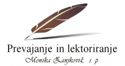 Prevajanje in lektoriranje, Monika Zanjkovič, s.p.